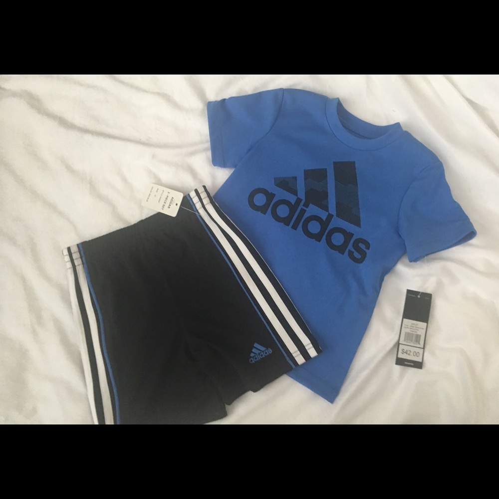 🌟NWT ADIDAS ATHLETIC SHORT SET FOR TODDLERS